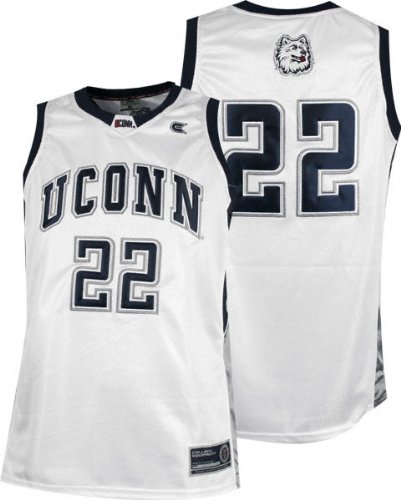 Buy Connecticut Huskies White Endline Basketball Jersey