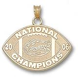Florida Gators 2006 BCS National Champions 1/2 Gold Pendant