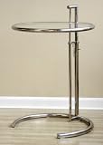 Classic Design Eileen Gray Stainless Steel Accent Side Table