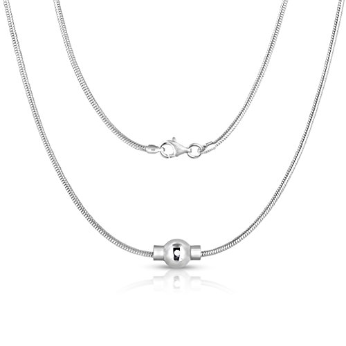 Cape Cod Sterling Silver Necklace with Silver Ball