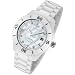 Oniss #ON8205-L7 Women's Diamond Marker White Ceramic Watch