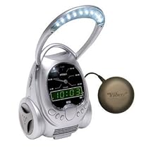 Access 4 Loud Vibrating Alarm Clock with flashing LED Lights and Telephone Ring Signaler - Great for Deep Sleepers -