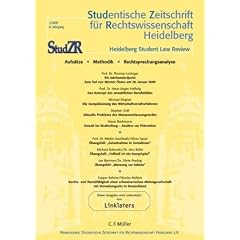 Studentische Zeitschrift f�r Rechtswissenschaft Heidelberg: Ausgabe 1/2009