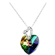 Handcrafted Perciosa Heart Necklace MADE WITH SWAROVSKI ELEMENTS