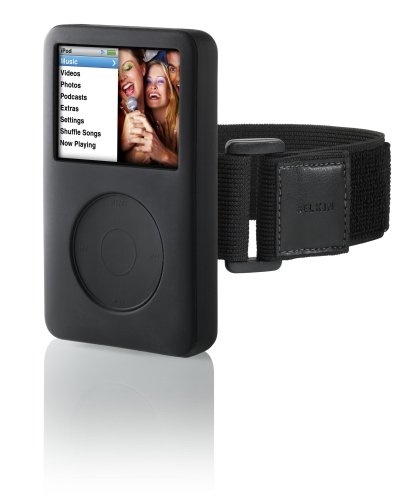Belkin Silicone Armband Case for 80/120 GB iPod classic 6G (Black)