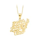14K Yellow Gold Daddy's Little Girl Pendant with Chain