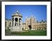 Great Court, Fountain and Great Gate, Trinity College, Cambridge, Cambridgeshire, England Framed Art Poster Print by David Hunter, 39x31