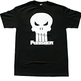  : MARVEL COMICS CRYSTALIZED PUNISHER LOGO 2-SIDED T SHIRT