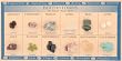 Rock Set of all 12 Birthstones in Clear Plastic Case - Descriptions Included
