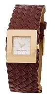 Betty Barclay  PVD Gold Ladies brown leather strap watch