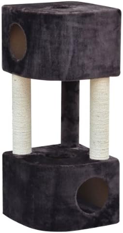 PETPALS GROUP Modern Fleece &amp; Sisal with Upper Perches &amp; Lower Hideout