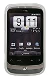 mumbi Silikon Tasche HTC Wildfire Hülle - weiss / white Silicon