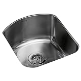 Buy American Standard 7507.000.075 Culinaire 18-Inch Undercounter Mount Island Sink,... by American Standard