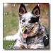 Dogs Australian Cattle - Australian Cattle Dog - Wall Clocks