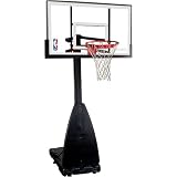 Spalding 68454 Portable Basketball Hoop with 54 Inch Glass Backboard