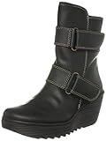 IMAGE OF FLY London Women's Yaki Pull-On Boot,Black Rug,38 EU/7 M US