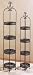 Antique Gothic Style Metal ROUND SHELF in Set of 2