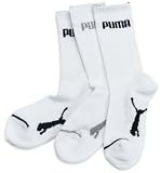 Puma Boys 3 Pair Pack Crew Ultra Fresh Runner Socks – Sock 7-8.5, Shoe 8.5-2