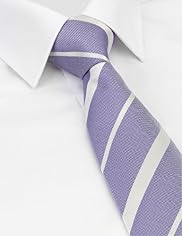 Savile Row Inspired Pure Silk Wide Striped Tie