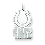 14K Indianapolis Colts White Gold Sm Horseshoe-Colts Charm