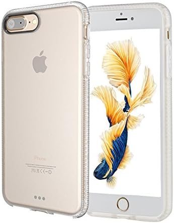iPhone 7 Case, iBeek [Frosted Clear] Ultra Slim Fit Cover Case [Shock Absorption] with Transparent Hard Plastic Back Panel &amp; Soft TPU Gel Impact Resistance Bumper [Lightweight] for iPhone 7 (2016)