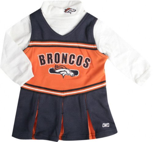 Denver Broncos Infant Long Sleeve Cheerleader Jumper - 24 months