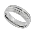 Titanium with Middle Inlay Ring