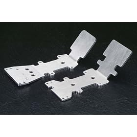 Duratrax Hardcore Aluminum Front and Rear Skid Plates E-Maxx T-Maxx by Duratrax