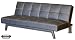 Simmons Milton Euro Convertible Sofa - Black