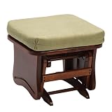 Brooks Furniture Glider Ottoman - Cherry/ Sage