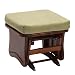 Baby : Brooks Furniture Glider Ottoman - Cherry/ Sage