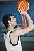 Wallmonkeys Peel and Stick Wall Decals - Basket Ball Game Player at Sport Hall - Removable Graphic