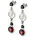 Miami Heat  Crystal Logo Earrings