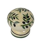 Atlas Homewares 3160-17 1-3/4-Inch Tuscany Collection Firenze Olive Hand painted Ceramic Knob, Ceramic