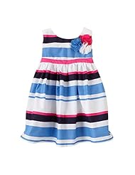 Toddler Summer Cotton Striped Print Sleeveless  Dress