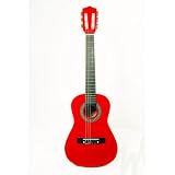 Barcelona 30 1/2 Size Nylon String Classical Guitar- Metallic Red