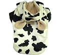 Cow - Dog Puppy Pet Clothes Jacket Coat Hoodie -Small