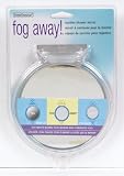 INTERDESIGN 74800 FOG AWAY PLASTIC FRAME SHOWER MIRROR 6