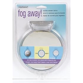 INTERDESIGN 74800 FOG AWAY PLASTIC FRAME SHOWER MIRROR 6-inch INTERDESIGN 74800 FOG AWAY PLASTIC FRAME SHOWER MIRROR 6-inch