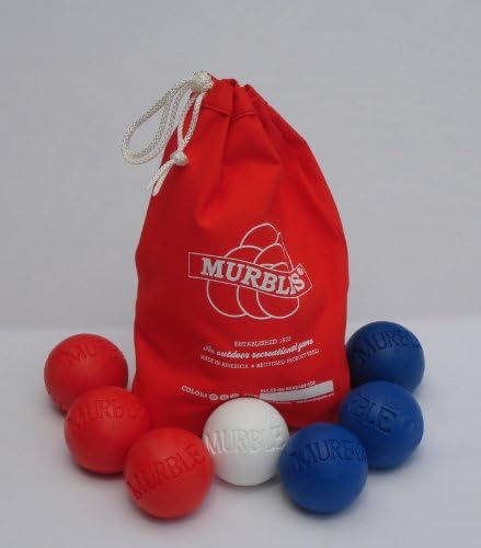 Standard 7 Ball Orange & Blue 2 Player Murble Set