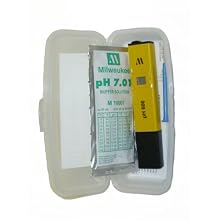 Milwaukee pH600-AQ LED Economical Pocket pH Tester with 1 Point Manual Calibration, 0.0 to 14.0 pH, +/-0.1 pH Accuracy, 0.1 pH Resolution