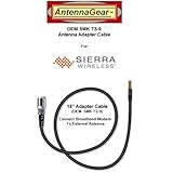 OEM AT&T Sierra Wireless Shockwave USB308 USB Modem External Antenna Adapter Cable - OEM SMK TS-9