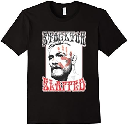 Men's N-ate D-iaz's 'Stockton Slap' on C-onor Mc-Gregor T-Shirt XL Black