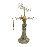 Mannequin Jewelry Stand Jeweled Vintage Style -Rose & Butterfly Motif