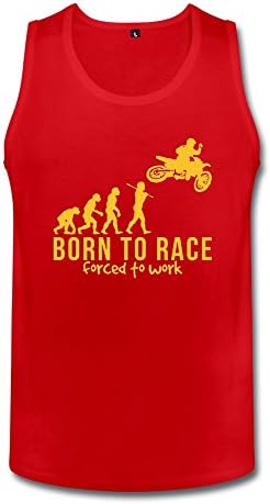 ZhiTian Men's Motorcross Evolution Tank Tops - XXL Red