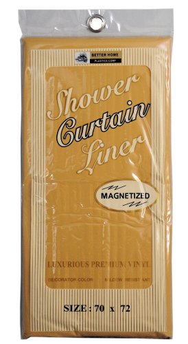 Shower Curtain Liner Gold Resistant Vinyl