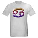 Cancer II Ash Grey T-Shirt Zodiac Light T-Shirt by CafePress