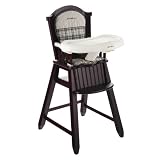 Eddie Bauer Newport Collection Wood High Chair, Stonewood