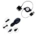 SanDisk Sansa E200 Series Retractable USB Data Sync Charge Cable with 2 in 1 Car and Home Travel Wall AC Adapter Charger Kit Image