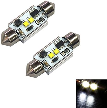 Festoon 36mm 6W 200LM 2 x R5 6000K White Light Car Reading / Door Lamps (12V)